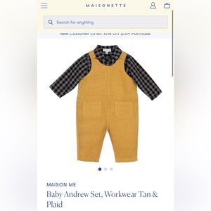 Maisonette Maison me baby Andrew set